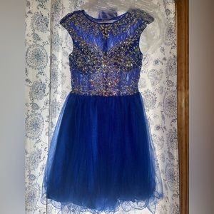 ROYAL BLUE HOMECOMING DRESS